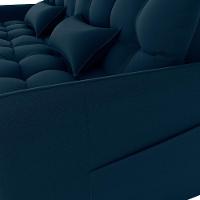 Sofa Cama 2 Lugares 200cm Pillar Veludo E403 Azul Milani Store Azul - 9