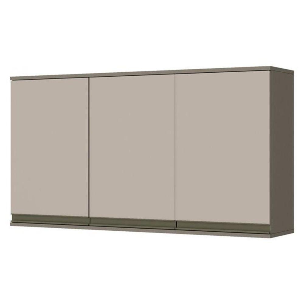 Armário Aéreo 3 Portas 120cm Connect Duna-cristal - Móveis Henn Duna-cristal - 1