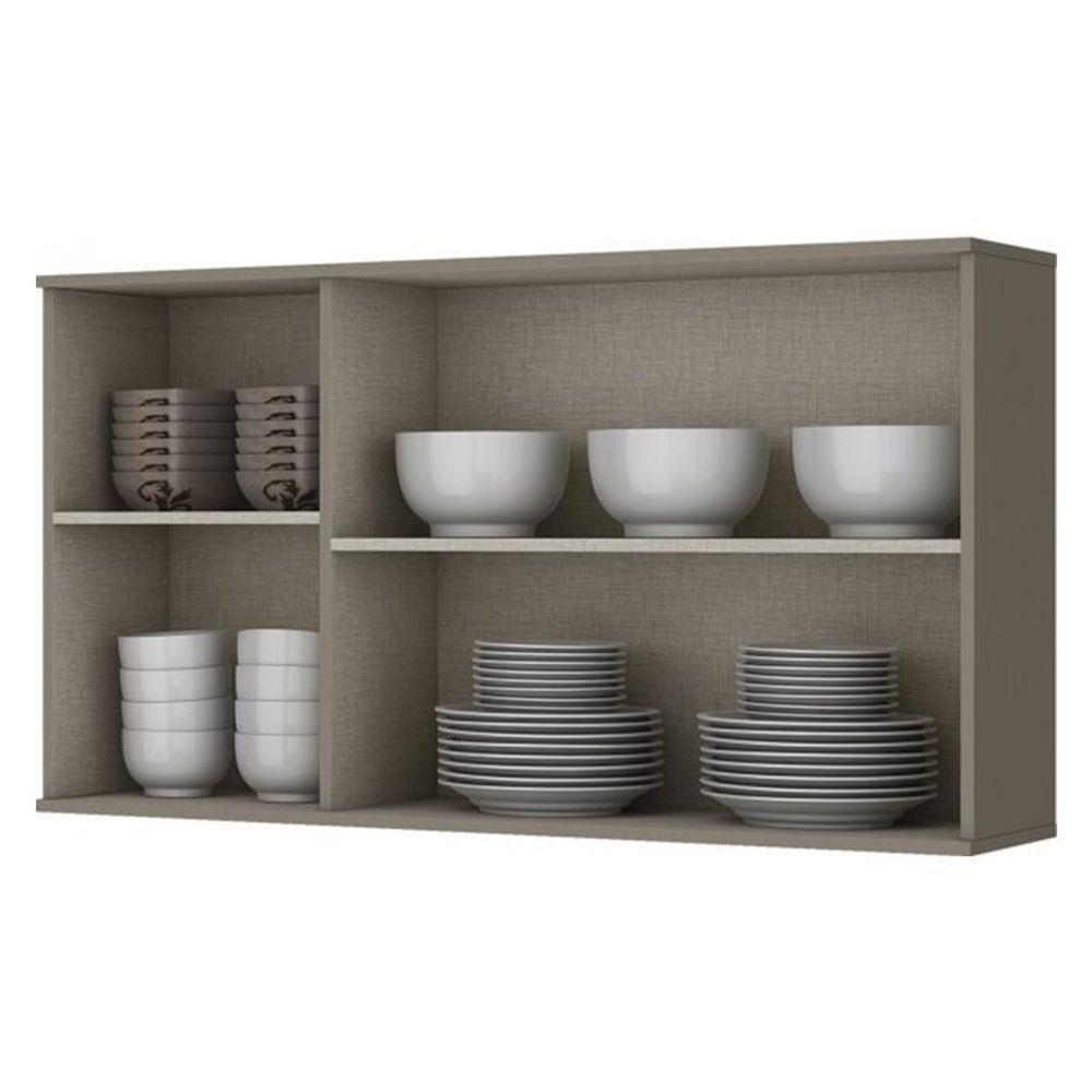 Armário Aéreo 3 Portas 120cm Connect Duna-cristal - Móveis Henn Duna-cristal - 2