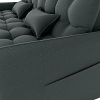 Sofa Cama 2 Lugares 200cm Pillar Veludo E401 Chumbo Milani Store Chumboo - 7