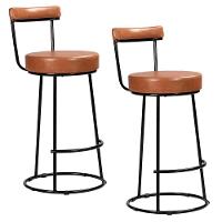 Kit 2 Banquetas Miami 96cm Couríssimo Amarula - Salaone Amarula - 1