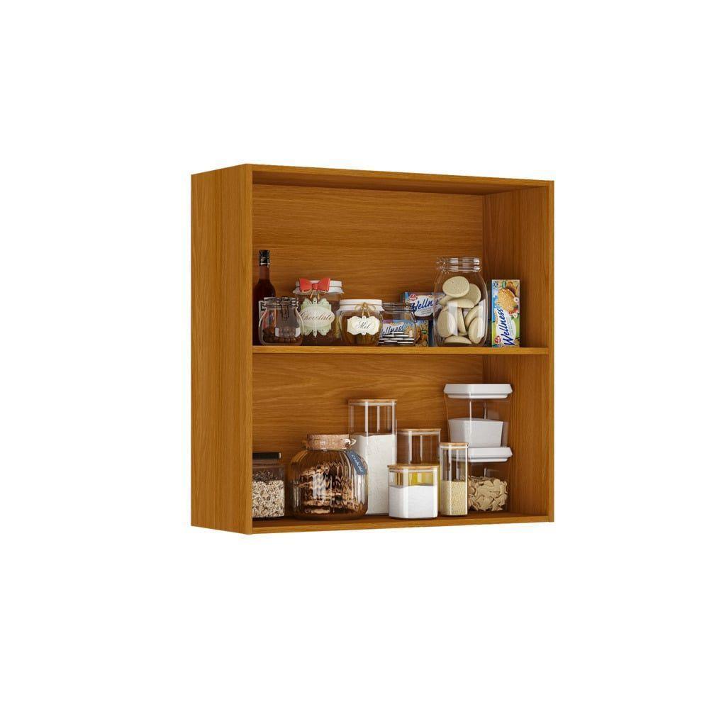 Armário 80cm 2 Portas Mdf Dobradiças Slow Motion Lumina - Itatiaia Cinamomo-fendi - 3