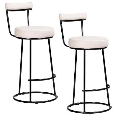 Kit 2 Banquetas Miami 96cm Couríssimo Branco - Salaone Branco