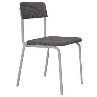 Kit 03 Cadeiras Estofada Para Sala De Jantar Sense Branco C01 Linho Prata - Lyam Decor - 6