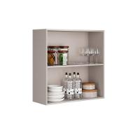 Armário Aéreo 2 Portas 80cm 100% Mdf Essence - Itatiaia Fendi-gris - 2