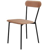 Kit 06 Cadeiras Estofada Para Sala De Jantar Liora Preto C01 Veludo Bege - Lyam Decor - 8