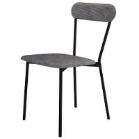 Kit 04 Cadeiras Estofada Para Sala De Jantar Liora Preto C01 Linho Prata - Lyam Decor - 7