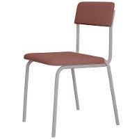 Kit 06 Cadeiras Estofada Para Sala De Jantar Sense Branco C01 Linho Rosê - Lyam Decor - 7