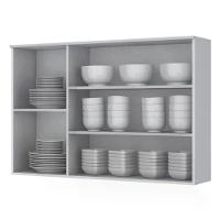 Armário Aéreo 3 Portas 120cm Americana Branco - Móveis Henn Branco Hp - 2