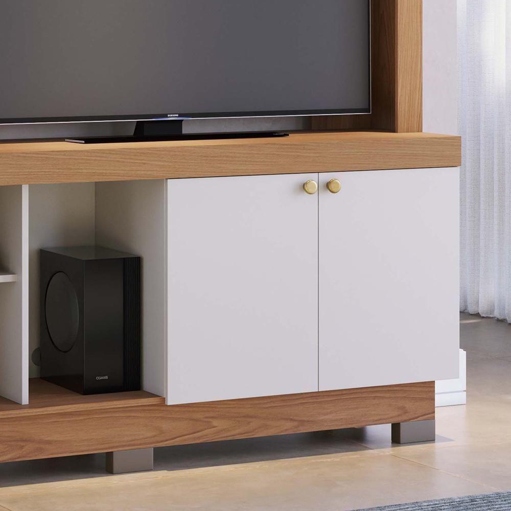 Estante Home Theater Valença Freijó-off White Para Tv Até 50? - Colibri Freijó-off White - 4