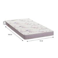 Dormitório Chiara Guarda Roupa, Aéreo 2 Portas E Bicama Branco Com Colchões Physical D20 - Phoenix Baby Branco - 6