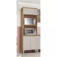 Paneleiro 3 Portas Nicho Para 2 Fornos New Porto - Itatiaia Freijó-off White - 4