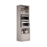 Paneleiro Torre Quente Essence 3 Portas 1 Gaveta 230cm De Altura 2 Nicho Para Forno - Itatiaia Fendi - 3