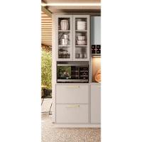 Paneleiro Torre Quente Essence 3 Portas 1 Gaveta 230cm De Altura 1 Nicho Para Forno - Itatiaia Fendi - 4