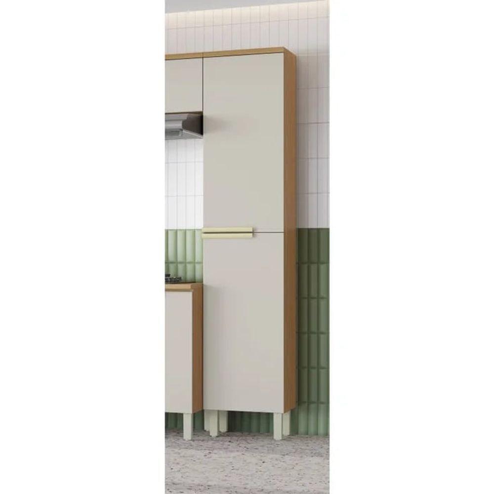 Paneleiro 2 Portas Em Mdf New Porto - Itatiaia Freijó-off White - 4