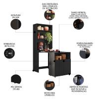 Mesa Bancada Gourmet Cantinho Do Café Salt Preto Z06 - Mpozenato - 3