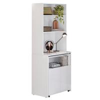 Estante Escrivaninha Para Escritório Home Office Salt Branco Z06 - Mpozenato - 5