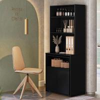 Estante Escrivaninha Com Mesa Bancada Retrátil Salt Preto Z06 - Mpozenato - 6