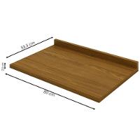 Balcao Com Tampo 2 Portas 80 Cm Requinte Henn Nature Areia