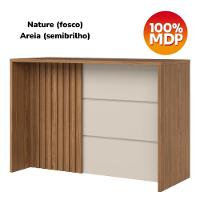 Mesa Bancada Gourmet 146x101 Cm Requinte Henn Nature Areia - 5
