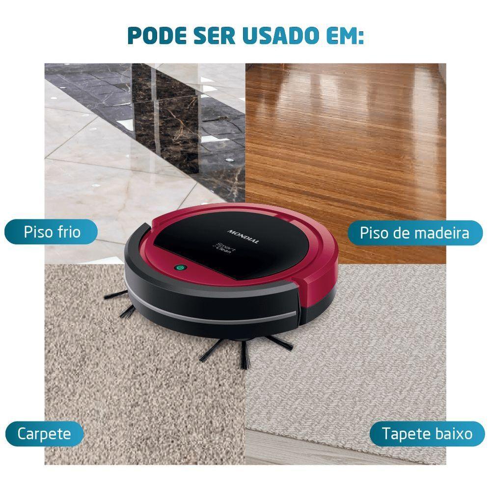 Robô Aspirador De Pó Mondial Smart Clean Rb-07 Bivolt - 3