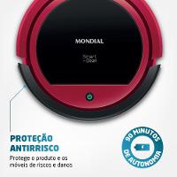 Robô Aspirador De Pó Mondial Smart Clean Rb-07 Bivolt