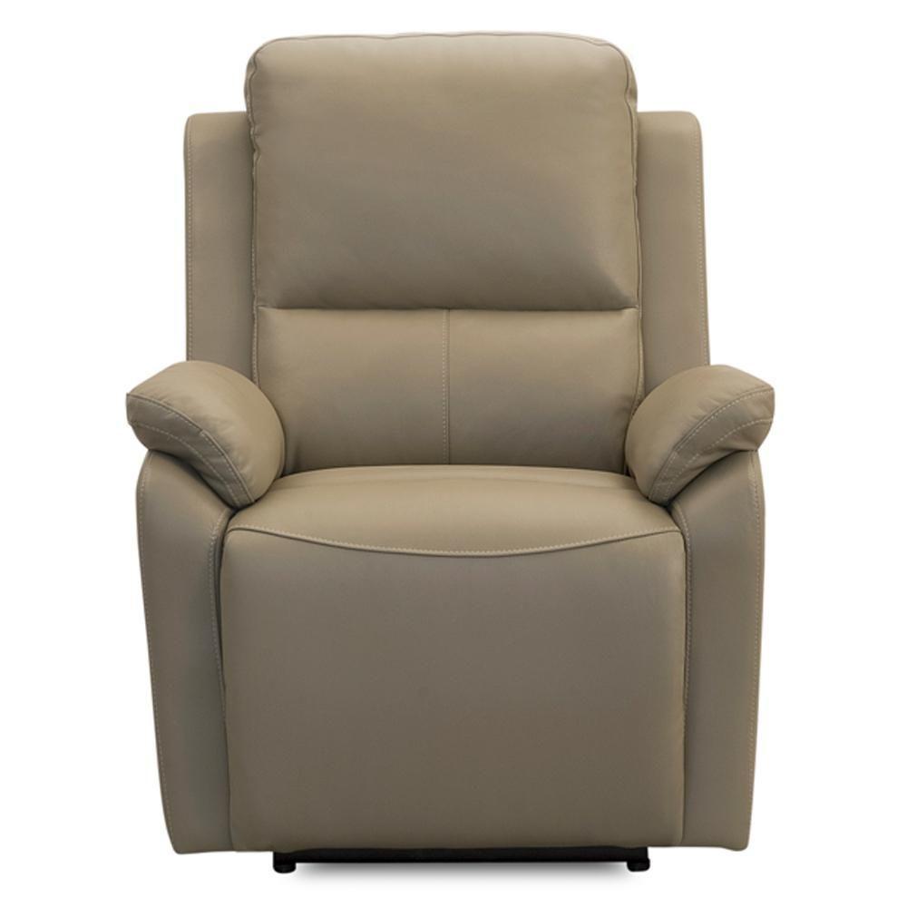 Poltrona Do Papai Retrátil Reclinável Elétrica Aniche L06 Couro Fendi - Lyam Decor - 2