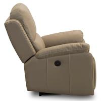 Poltrona Do Papai Retrátil Reclinável Elétrica Aniche L06 Couro Fendi - Lyam Decor - 6