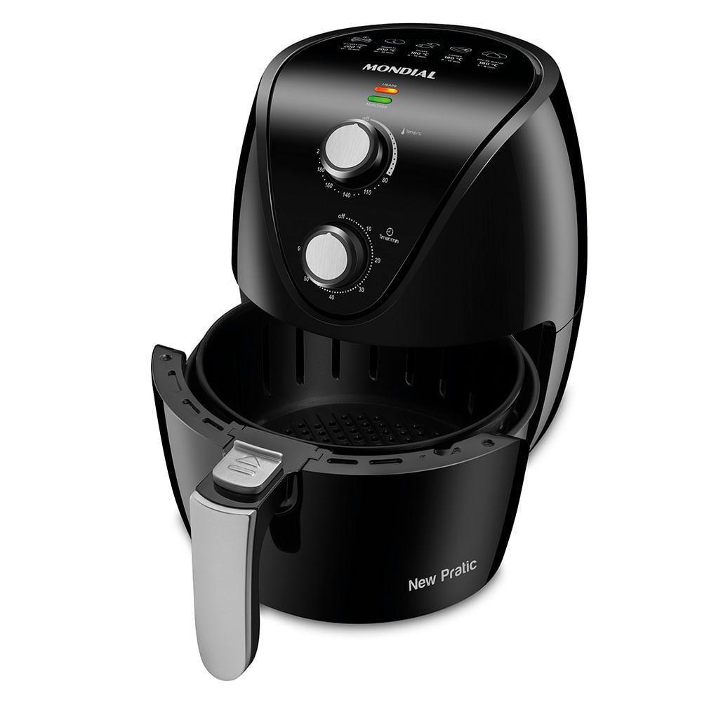 Fritadeira Elétrica Mondial New Pratic 3,5l Af-31 220v preto - 1
