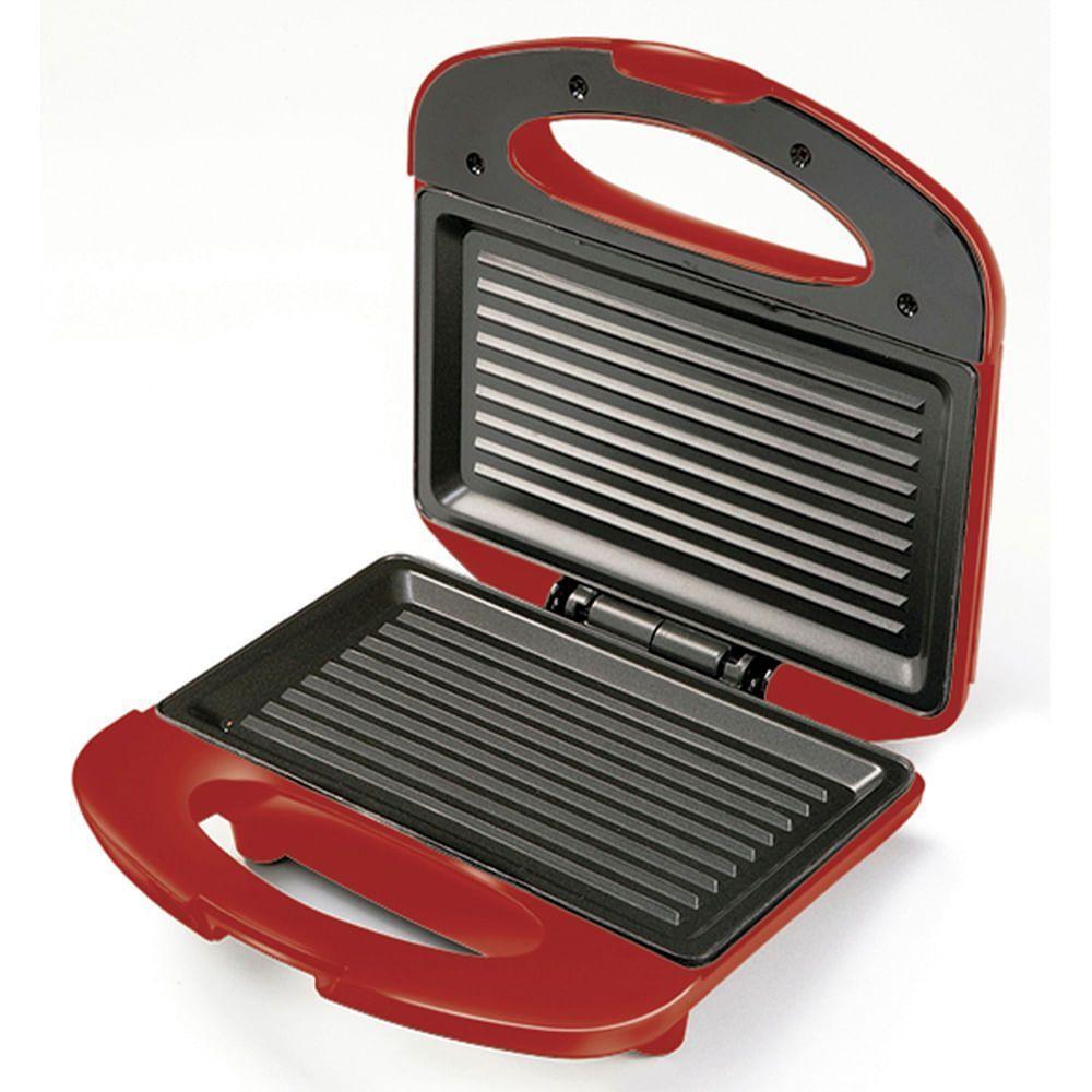 Grill e Sanduicheira Mondial Inox Red S-19 Vermelho/Inox 127V - 2