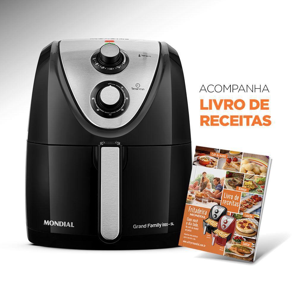 Fritadeira Air Fryer 5 Litros Afn-50-bi Mondial 127v-60hz - 6