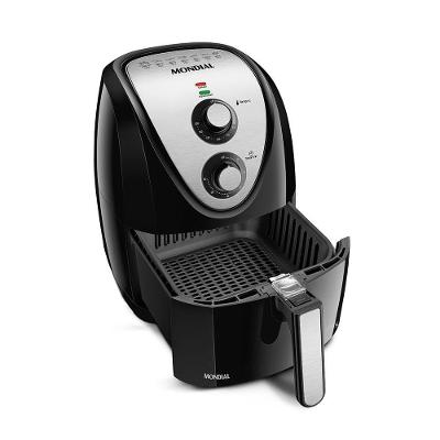 Fritadeira Air Fryer Mondial AFN-50-BI 5L Preto com Timer e Cesto Removível 110V