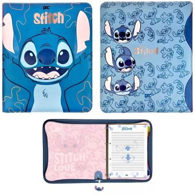 Fichário Argolado Universitário Stitch - Ziper - 4827 - Dac
