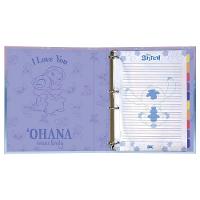 Fichário Colegial Dac Com Elástico Disney Stitch 48 Folhas - 3