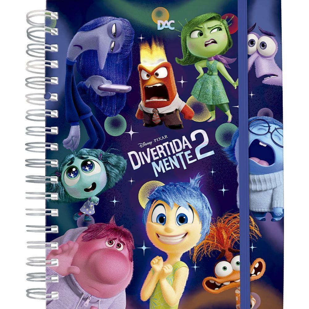 Caderno Smart Universitário Divertidamente Disney Wire-o 80 Folhas Dac - 1
