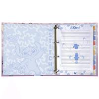 Fichário Argolado C/ Elástico Stitch - 48 Folhas - Dac - 3