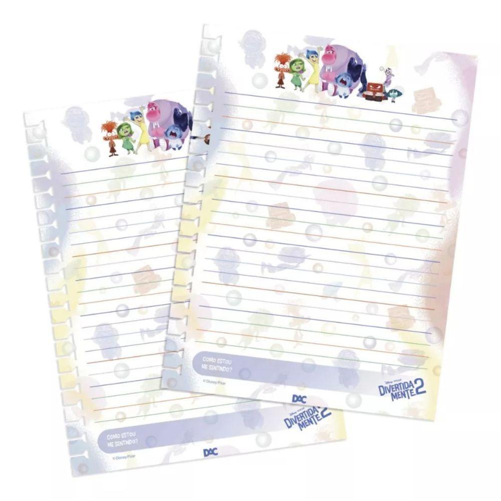 Caderno Fichário Argolado Universitário Divertidamente 192 Folhas Dac - 4