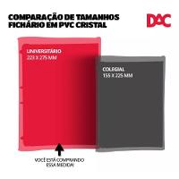 Caderno Fichário Argolado Universitário Divertidamente 192 Folhas Dac - 8