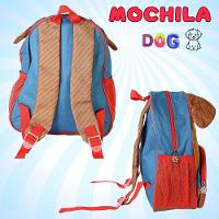 Mochila Escolar Infantil Com Alças Reforçadas Para Menino Estudar Cachorro Vermelho - 7