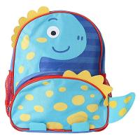 Mochila Escolar Infantil Com Alças Reforçadas Para Menino Estudar Dinossauro Azul - 1