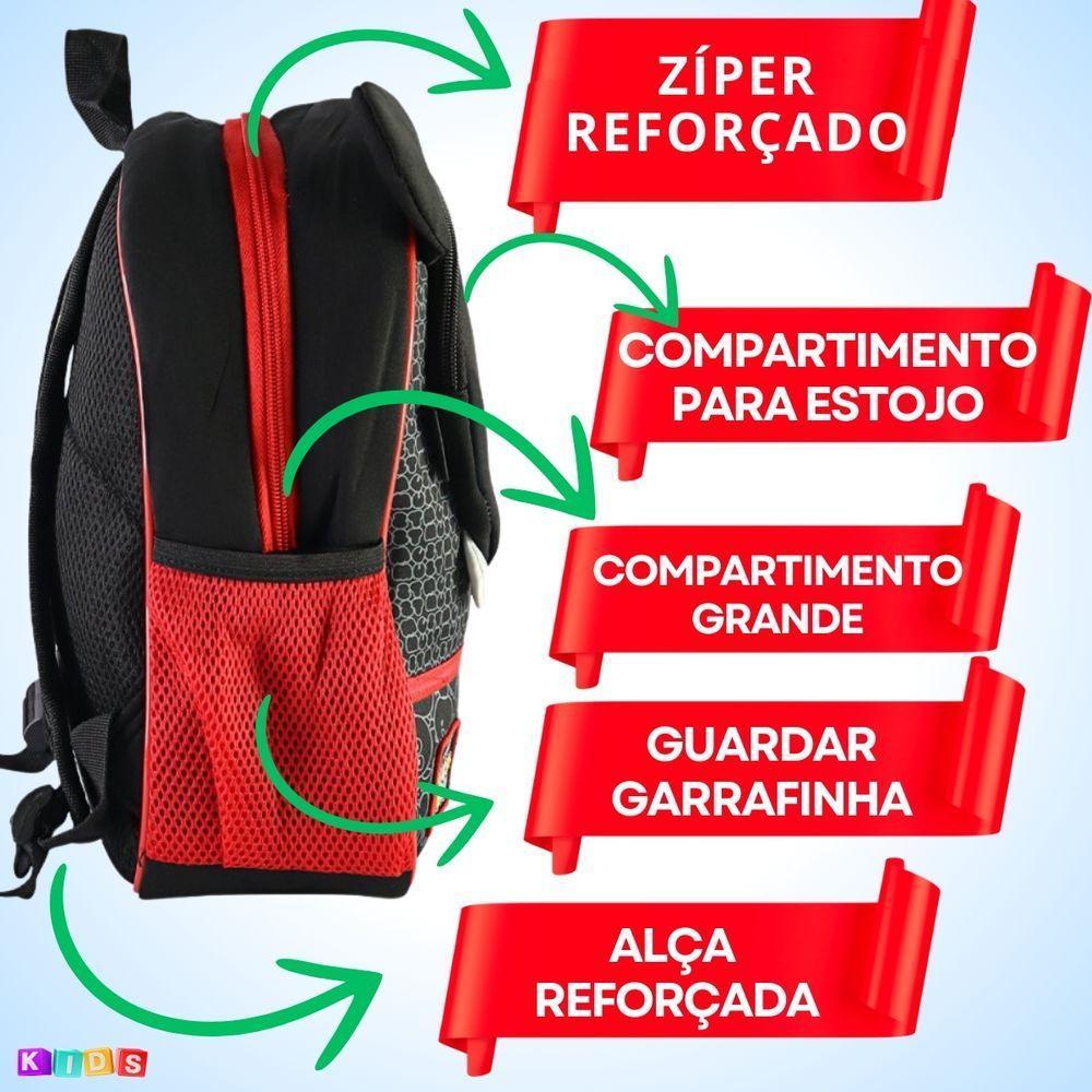 Mochila Escolar Infantil Com Alças Reforçadas Para Menino Estudar Mickey - 2