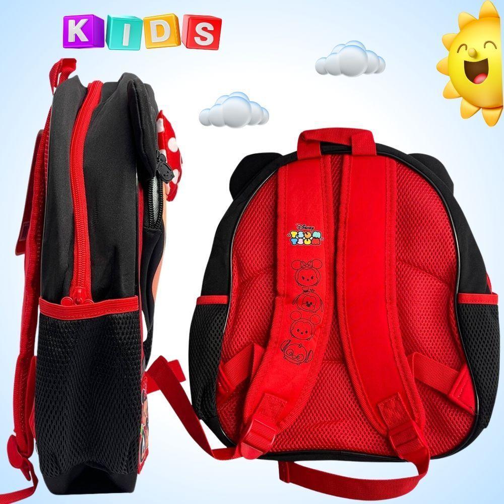 Mochila Escolar Infantil Com Alças Reforçadas Para Menina Estudar Minnie - 6