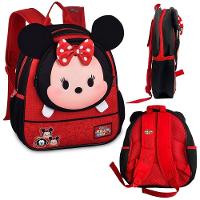 Mochila Escolar Infantil Com Alças Reforçadas Para Menina Estudar Minnie - 1