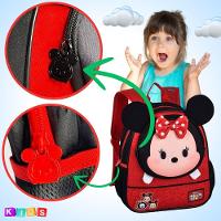 Mochila Escolar Infantil Com Alças Reforçadas Para Menina Estudar Minnie - 7