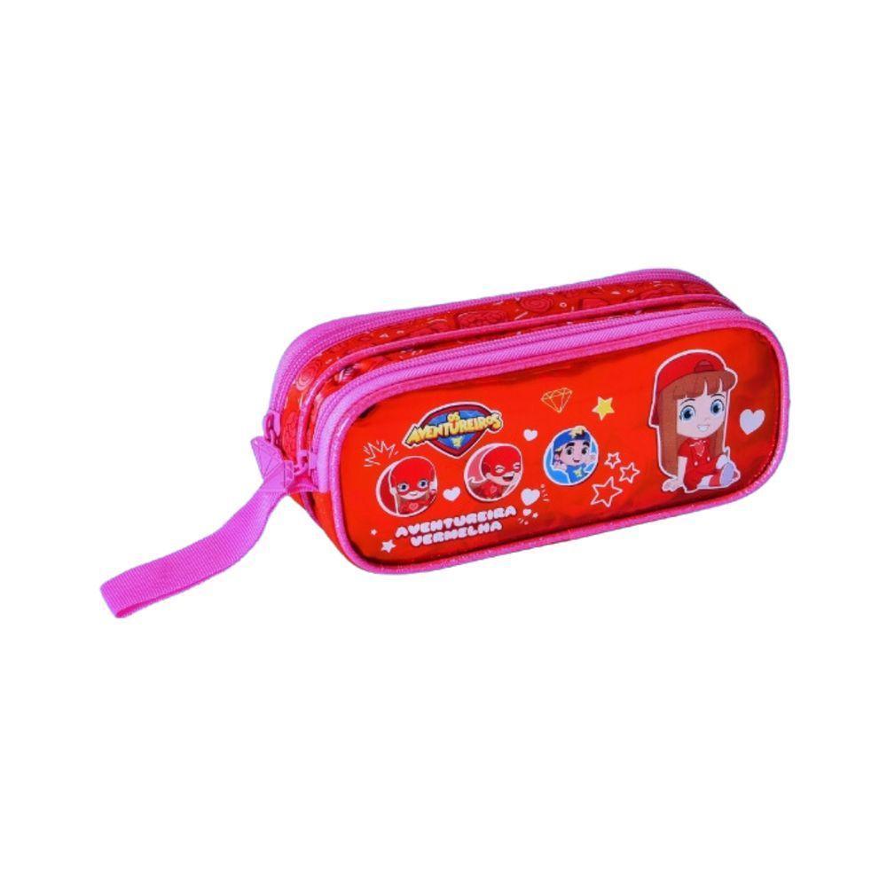 Kit Mochila De Carrinho Estojo Lancheira 16 Av24033k Clio - 2