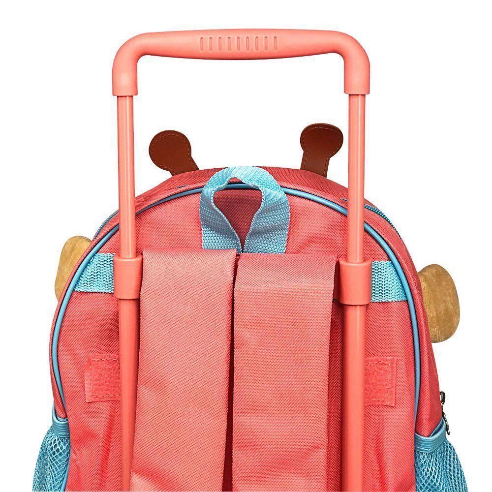 Mochila Infantil De Rodinha Com Estampa De Girafa 17 Litros - 5