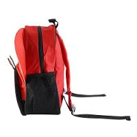 Mochila Infantil Joaninha Com Alças Bolsos Laterais Detalhes - 7