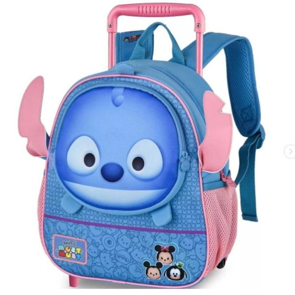 Mochila Infantil Com Rodinhas Stitch Tsum - 2
