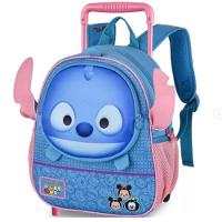 Mochila Infantil Com Rodinhas Stitch Tsum - 2