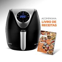 Fritadeira Elétrica Mondial Family Iv 3,5L Inox Digital Touch Preto Inox AF-30-DI 220V - 2